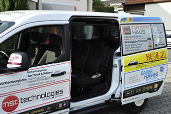 Soziales Fahrzeug Sponsoren