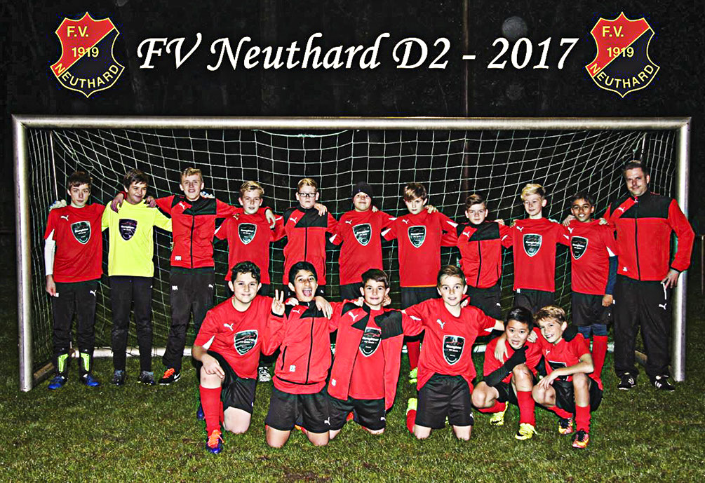 D2 Jugend F.V. 1919 Neuthard Mannschaftsfoto