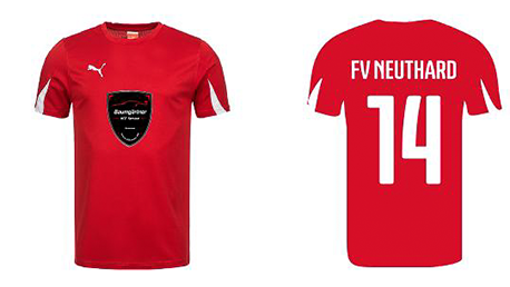 FV Neuthard D2 Trikots Sponsor Baumgärtner